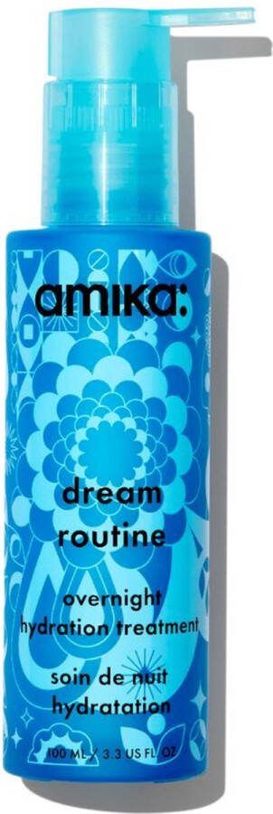 Amika dream routine overnight hydration treatment 100ml Haarmasker droog haar Haarmasker beschadigd haar