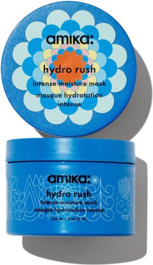 Amika Hydro Rush Intense Moisture Haarmasker 250ml Haarmasker droog haar