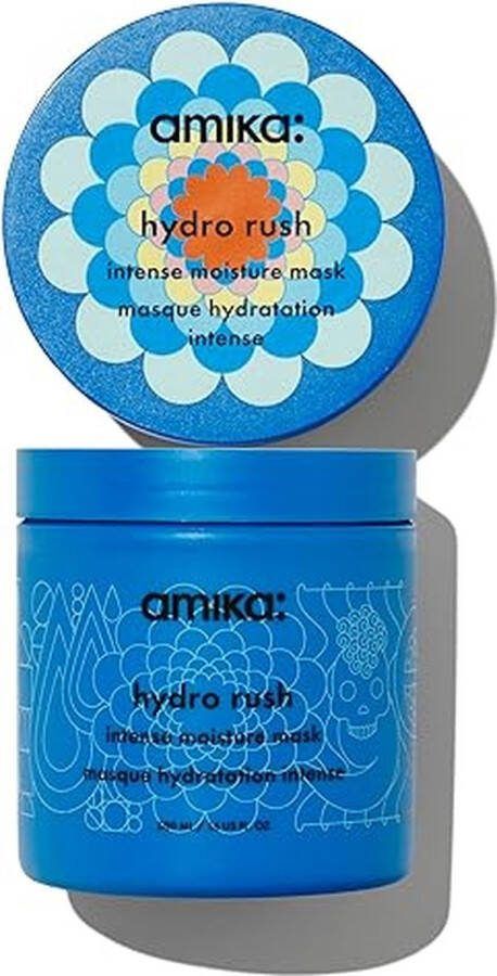 Amika Hydro Rush Intense Moisture Haarmasker 500ml Haarmasker droog haar