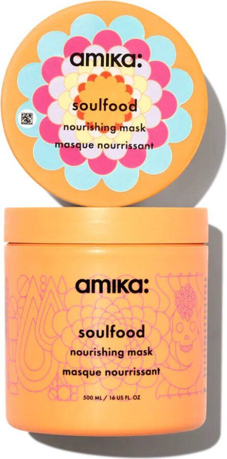 Amika Soulfood Nourishing Mask 500ml Haarmasker droog haar Haarmasker beschadigd haar