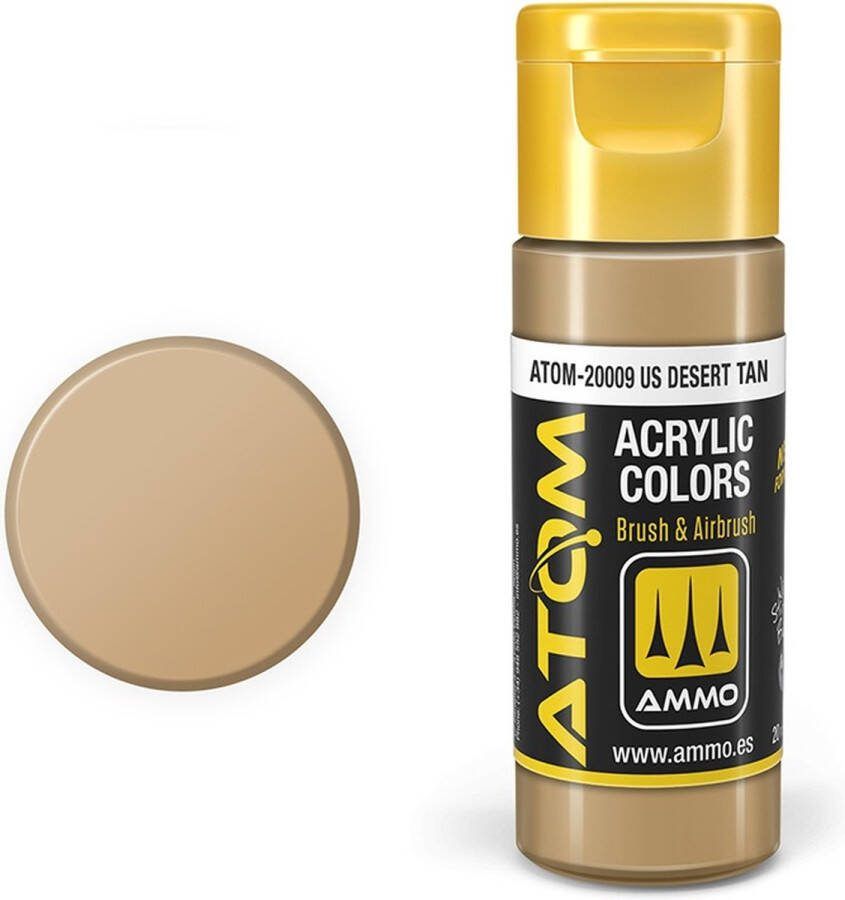 AMMO MIG 20009 ATOM US Desert Tan Acryl 20ml Verf flesje