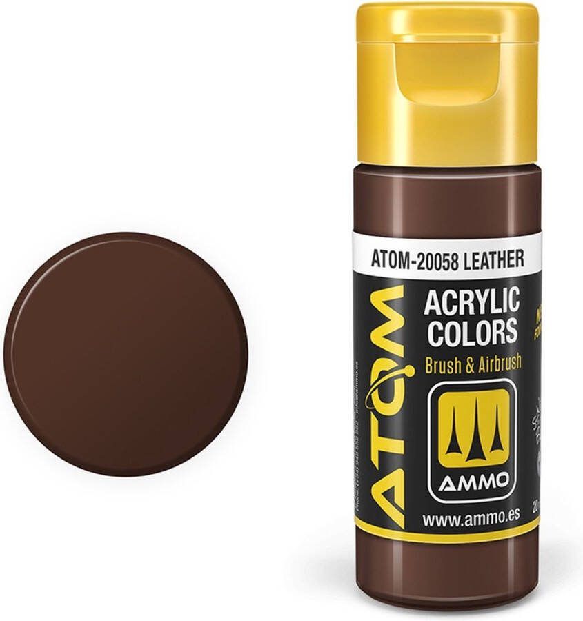 AMMO MIG 20058 ATOM Leather Acryl 20ml Verf flesje