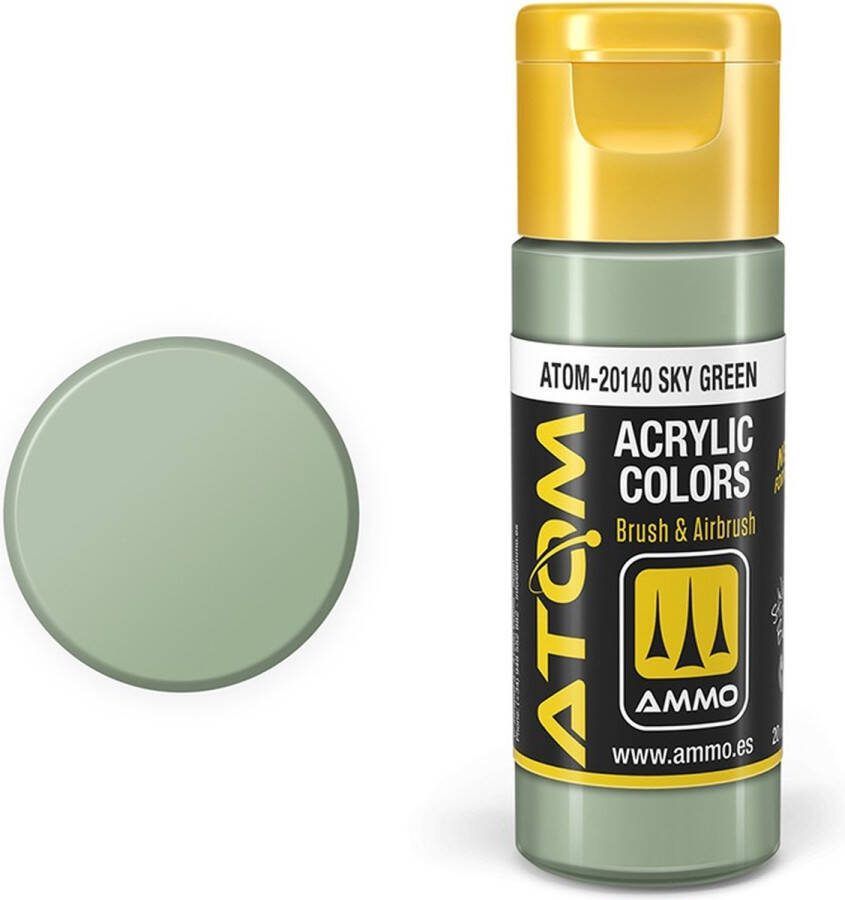 AMMO MIG 20140 ATOM Sky Green Acryl 20ml Verf flesje