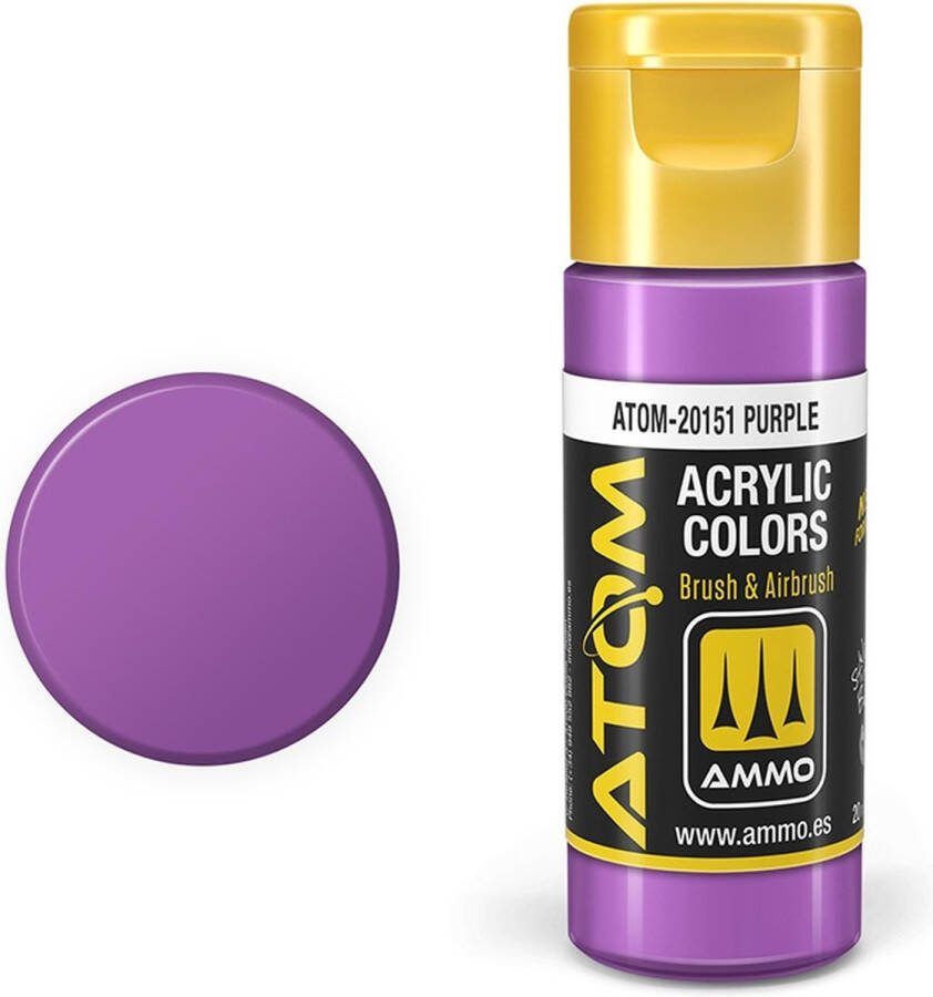 AMMO MIG 20151 ATOM Purple Acryl 20ml Verf flesje