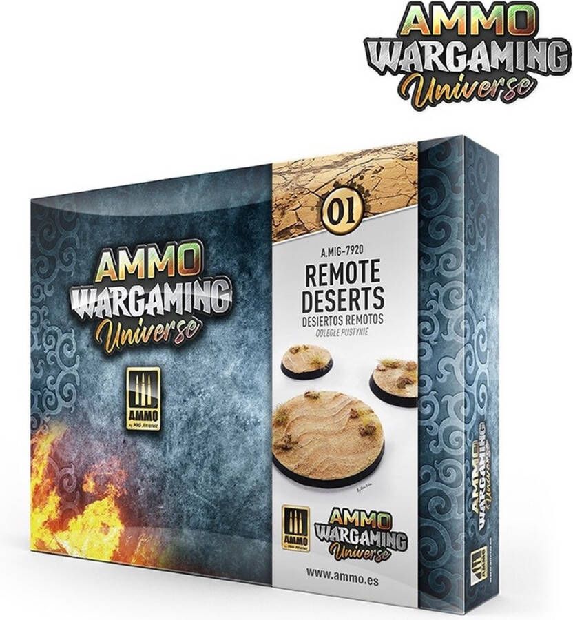 AMMO MIG 7920 Wargaming Universe 01 Remote Deserts Effecten set