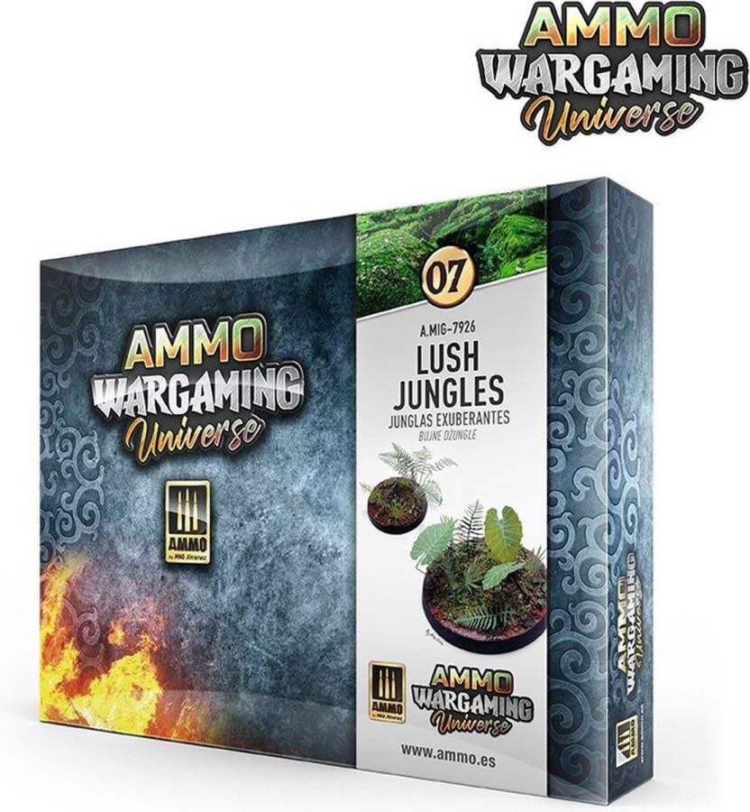 AMMO MIG 7926 Wargaming Universe 07 Lush Jungles Effecten set