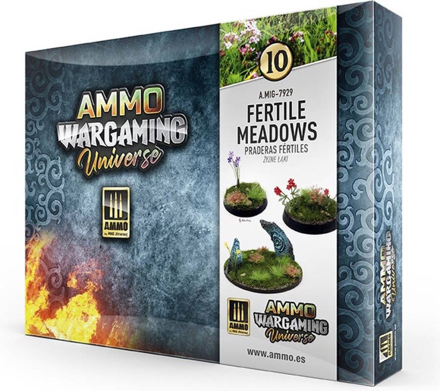 AMMO MIG 7929 Wargaming Universe 10 Fertile Meadows Effecten set