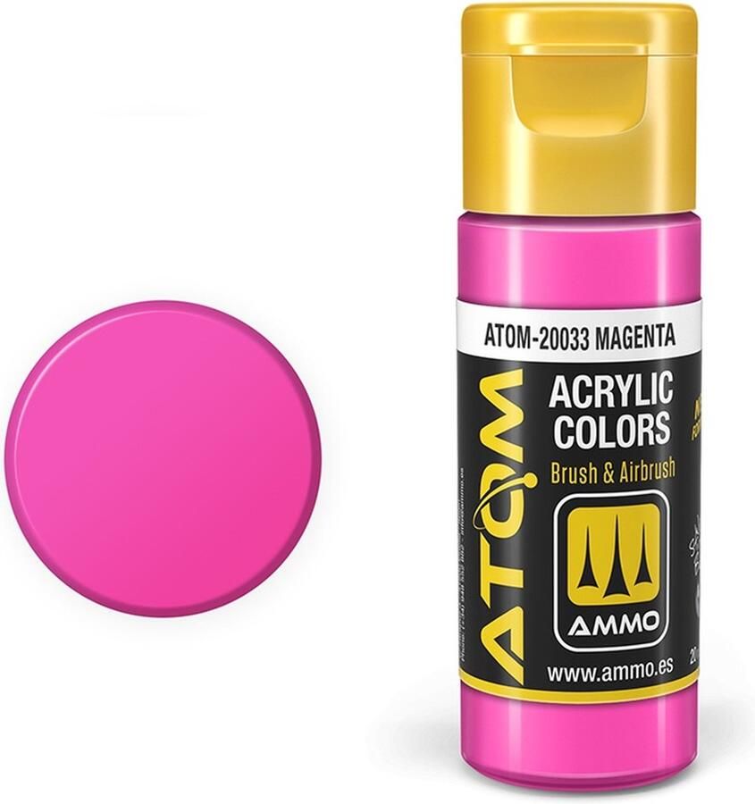 AMMO MIG 20033 ATOM Magenta Acryl 20ml Verf flesje
