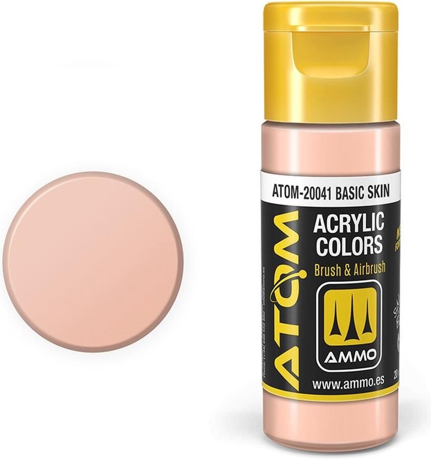 AMMO MIG 20041 ATOM Basic Skin Acryl 20ml Verf flesje