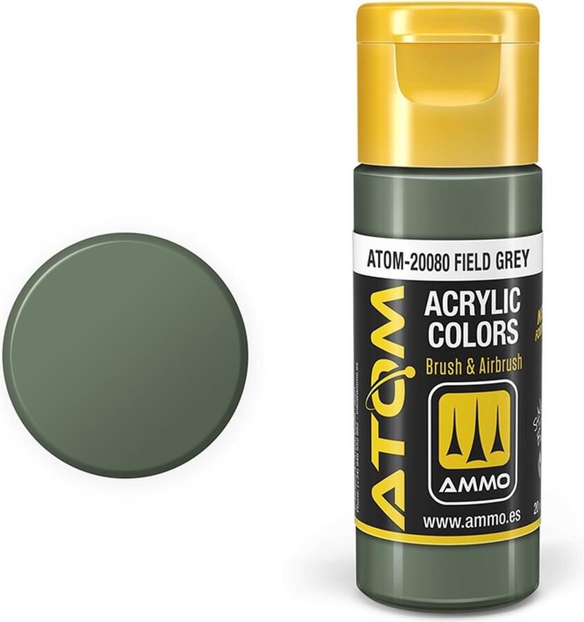 AMMO MIG 20080 ATOM Field Grey Acryl 20ml Verf flesje