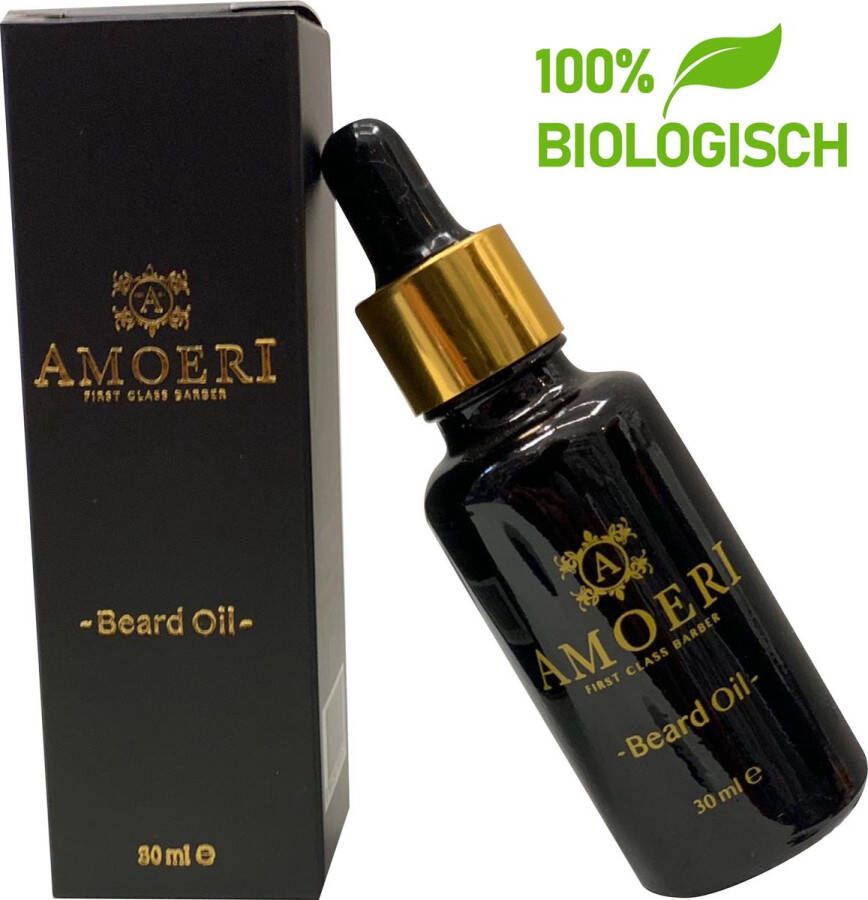 Amoeri First Class Barber Products Amoeri Luxury Baardolie 30ml Biologisch