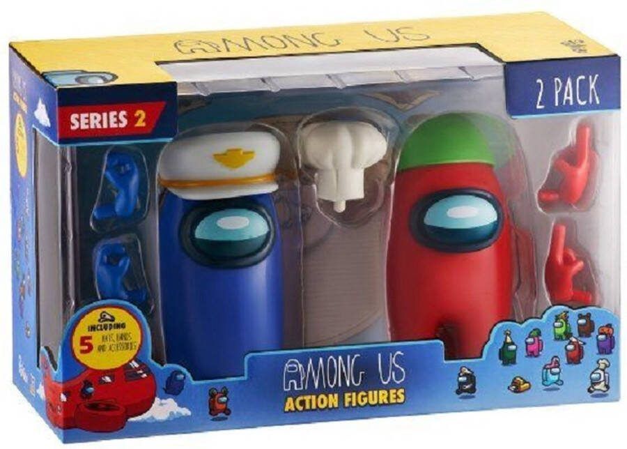 Among Us 2 pack figuren 12 cm Inclusief accessoires Actiefiguren Merchandise