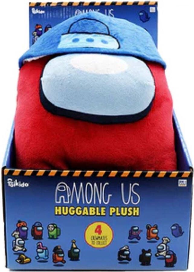 Among Us Huggable Buddie Red 30 cm Videogame Merchandise Inclusief cadeauverpakking