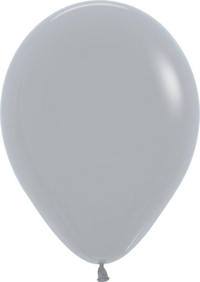 Amscan 20000782 Speelgoed ballon Latex Grijs 30 cm 50 stuk(s)