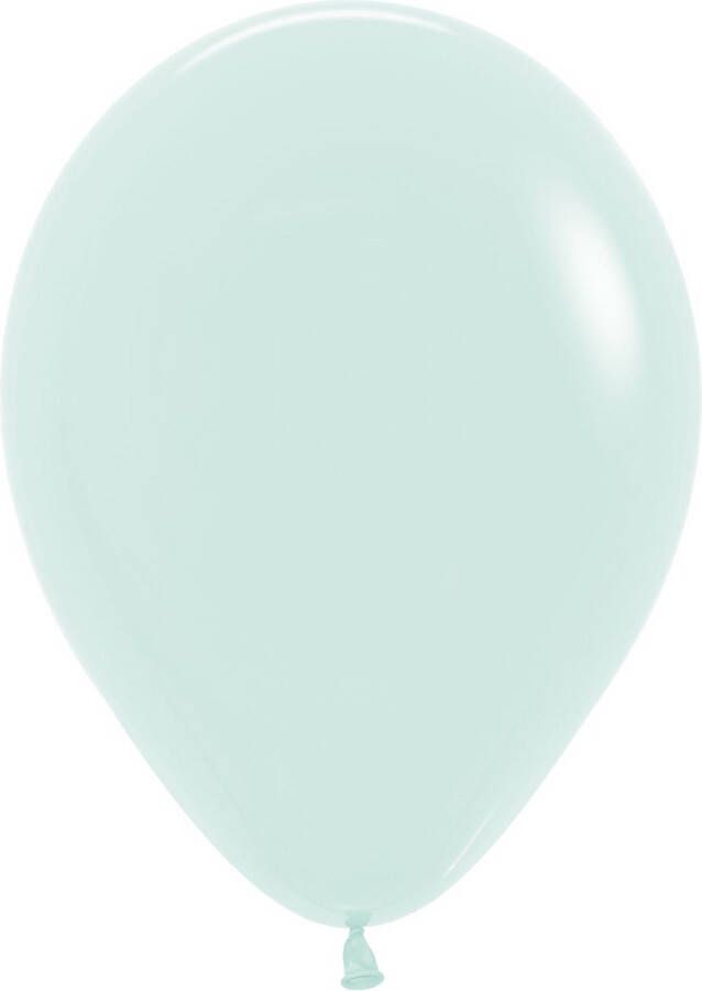 Amscan 20012395 Speelgoed ballon Latex Pastel mat Groen 30 cm 50 stuk(s)