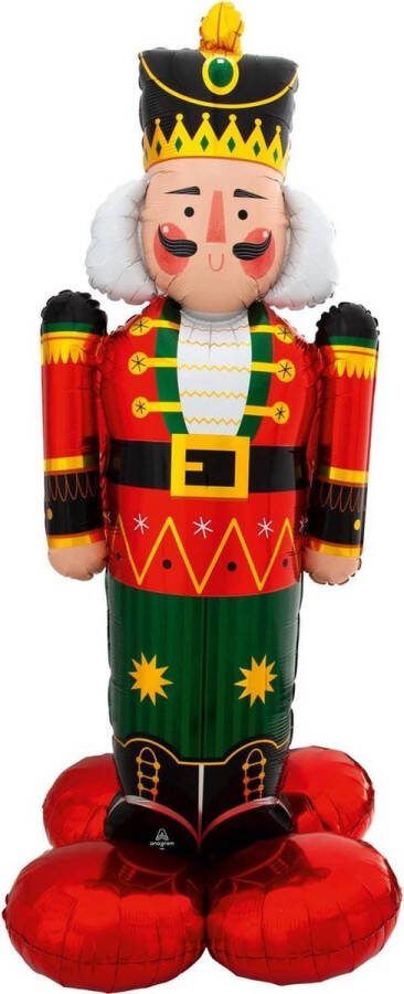 Amscan Folieballon Notenkraker Junior 127 Cm Rood