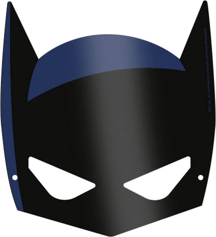 Amscan Batman Maskers papier (8 stuks)