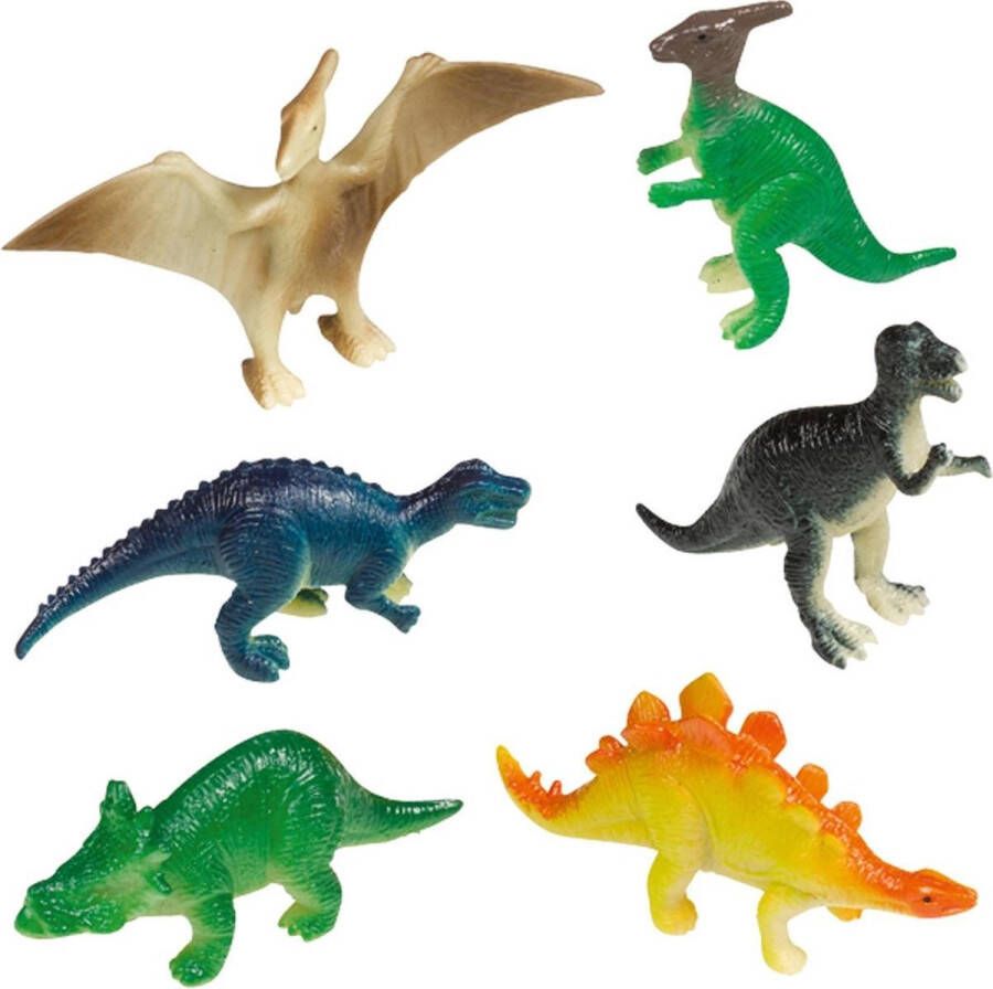 Amscan Speelfiguren Dinosaurus Jongens 8 Stuks