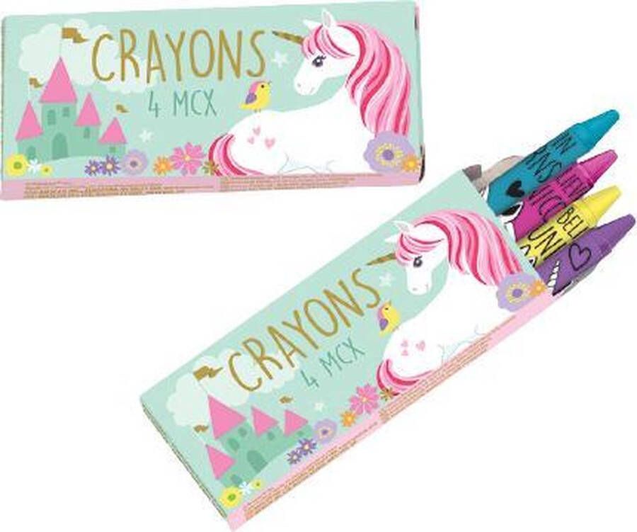 Amscan Waskrijtjes Magical Unicorn 10 4 Cm 12 Stuks