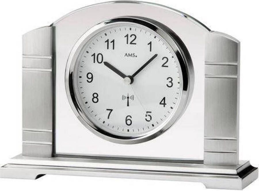 AMST TAFELKLOK SILVER CLOUD MODERN DESIGN