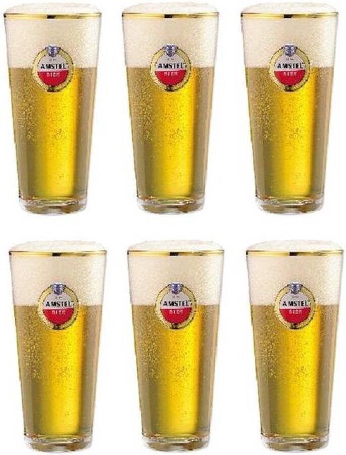 Amstel Bierglas Vaasje 250 ml 6 stuks