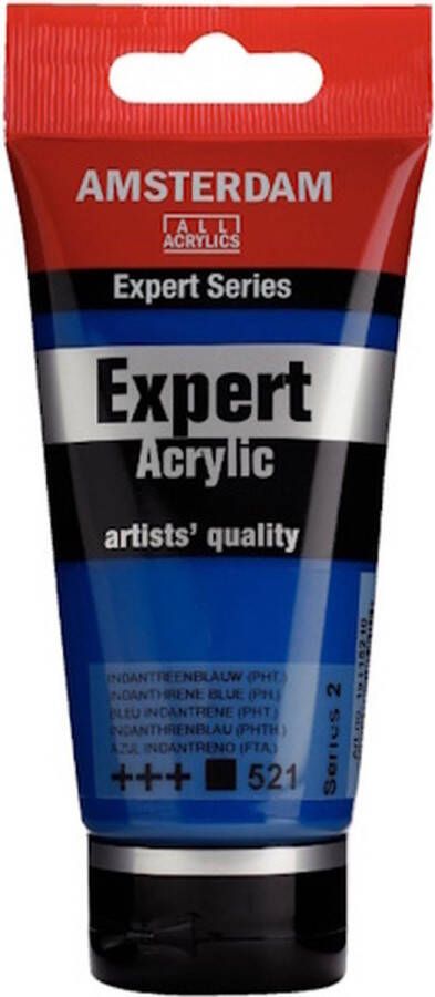 Amsterdam Acrylverf Expert # 521 Indantreenblauw phtalo 75ml