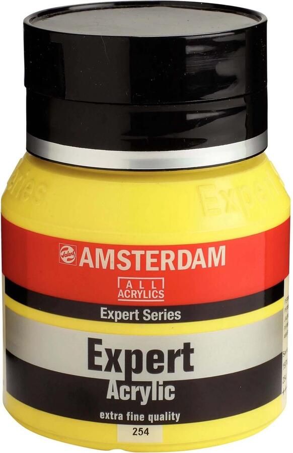 Amsterdam Expert Series Acrylverf Pot 400 ml Permanent Citroengeel 254