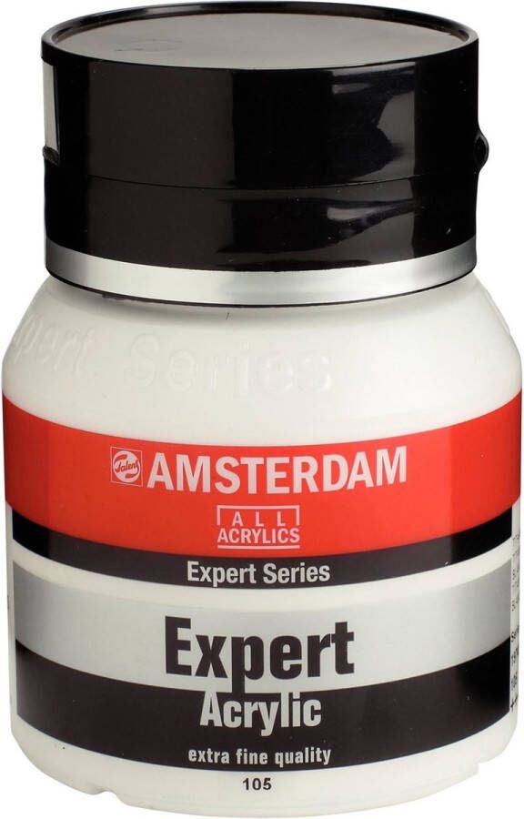 Amsterdam Expert Series Acrylverf Pot 400 ml Titaanwit 105