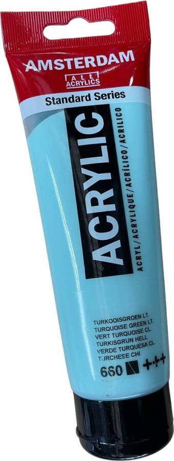 Amsterdam Standard Acrylverf 120ml 660 Turkooisgroen