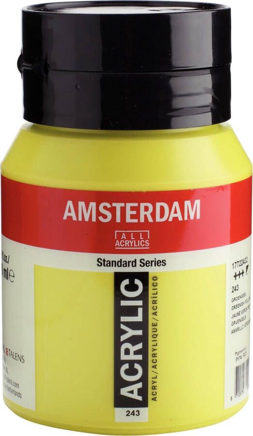 Amsterdam Standard Series Acrylverf 500 ml 243 Groengeel