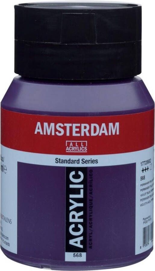 Amsterdam Standard Series Acrylverf 500 ml 568 Permanentblauwviolet