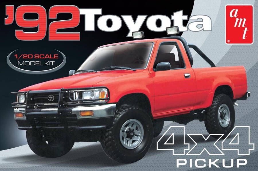 AMT 1:20 1425 1992 Toyota 4X4 Pickup Plastic Modelbouwpakket