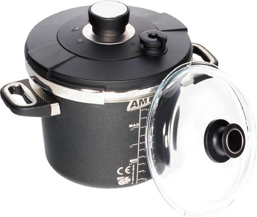 AMT Gastroguss snelkookpan 24 cm 24 cm hoog inductie
