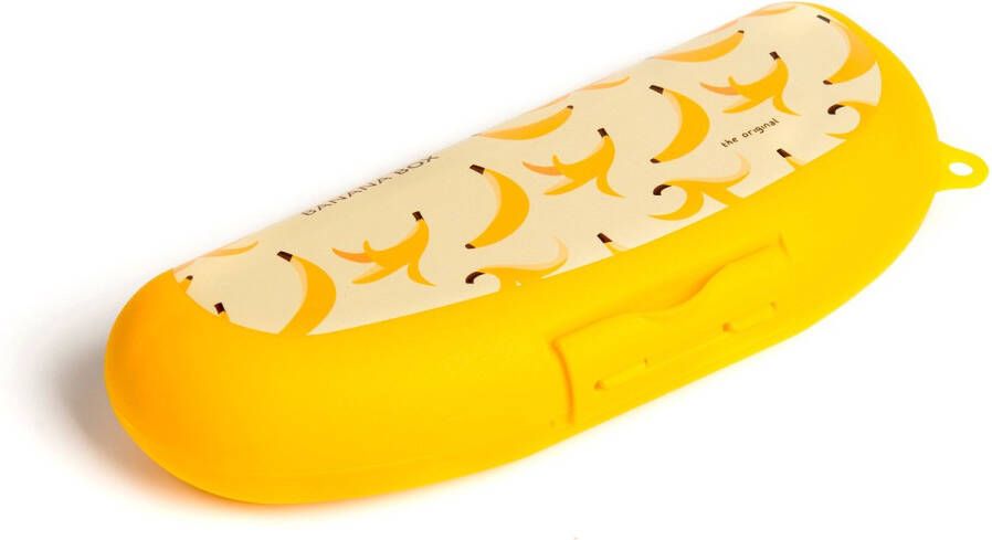 Amuse Bananendoos Vershoudbakjes Met clipsluiting 223x90mm Geel