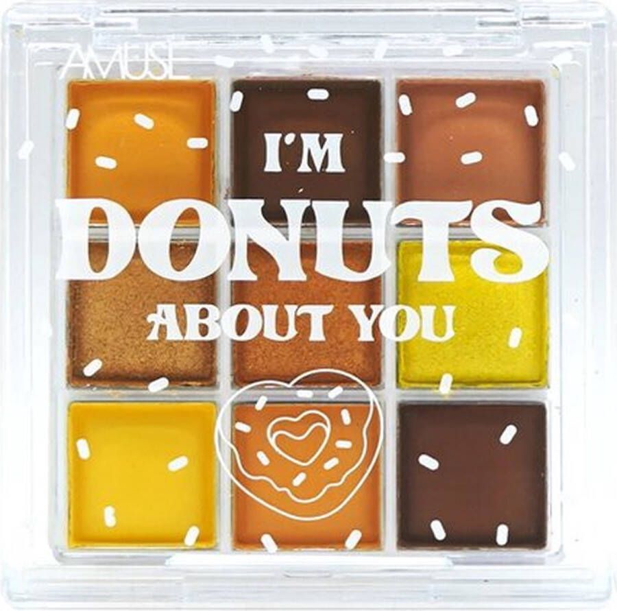 Amuse I'm Donuts About You Lemon Donut Eyeshadow Palette 03 Oogschaduw 13 g