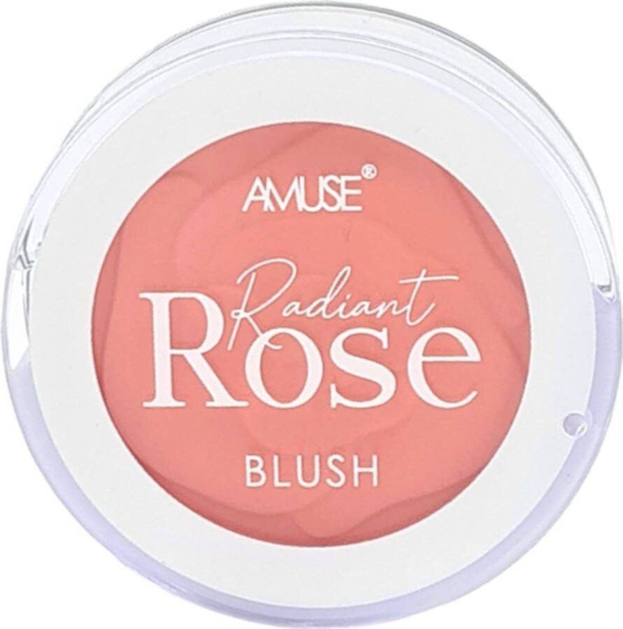 Amuse Radiant Rose Blush 04 Blossoms Rouge met spiegel 3.5 g
