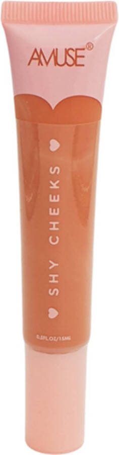 Amuse Shy Cheeks Liquid Blush 01 Bashful Vloeibare Blush 15 ml