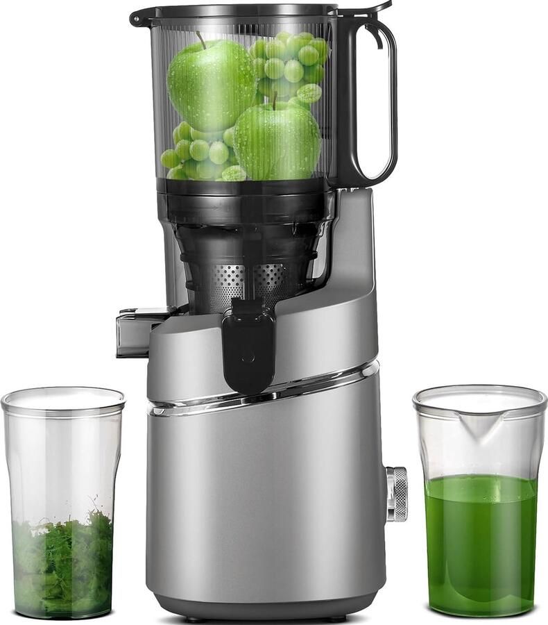 AmzChef 250W Handsfree Automatische Slowjuicer Efficiënt en Gebruiksvriendelijk