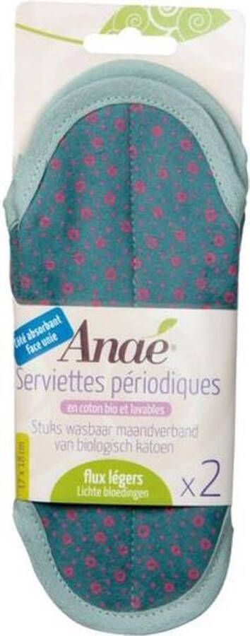 Anae Wasbaar maandverband Mini 2 st. Towels Circles Mini