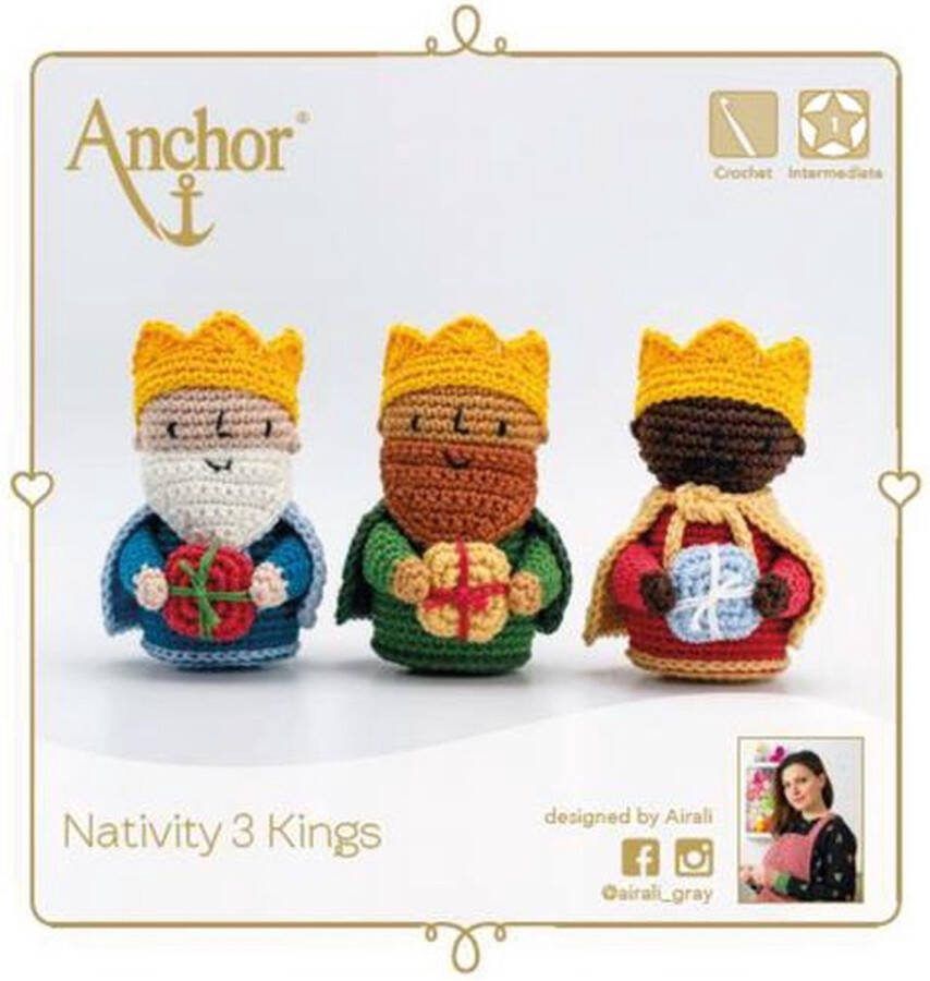 Anchor haakpakket kerst Haakpakket 3 koningen Amigurumi haakpakket DIY haakpakket
