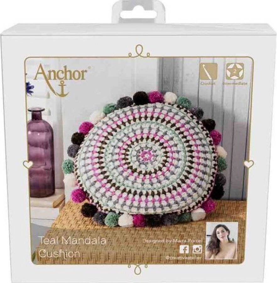 Anchor HAAKPAKKET MANDALA KUSSEN TEAL