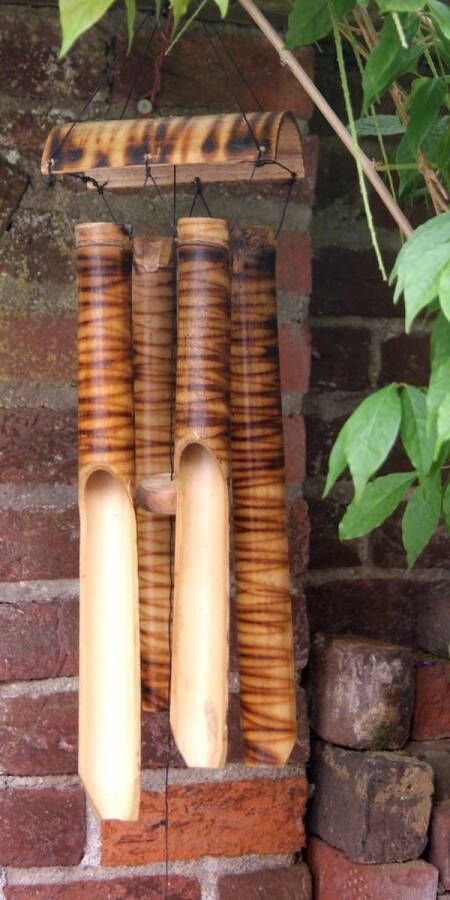 Ancient Wisdom Bamboe windgong 4 buizen
