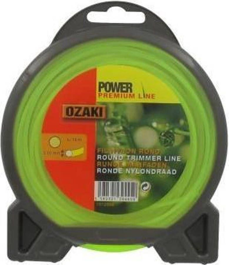 Anders PRAKTISCHE TUIN OZAKI premium ronde nylon lijn voor bosmaaier � 2 mm L 15 m