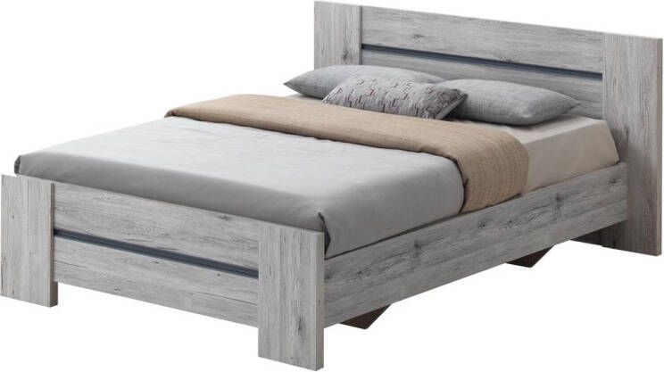 Andisan 2 persoons ledikant 160 x 200 cm EVI rustieke eik