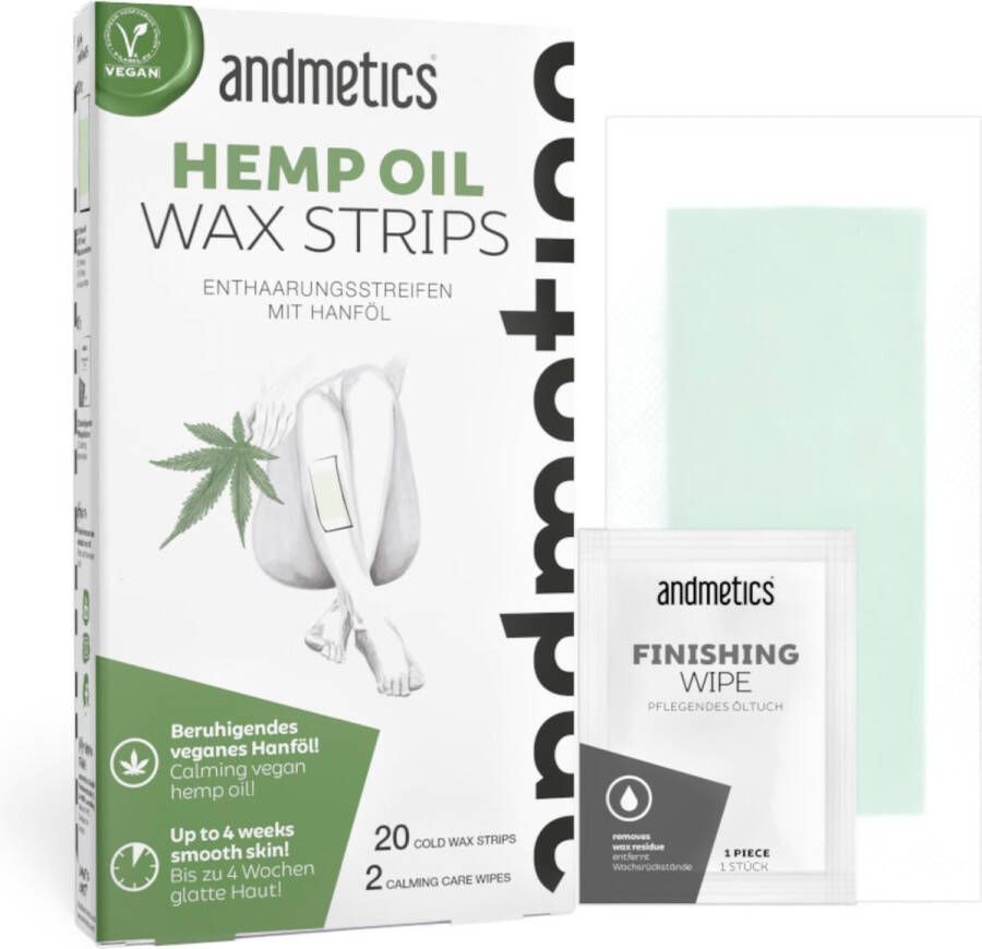 Andmetics Hemp Oil Wax Strips