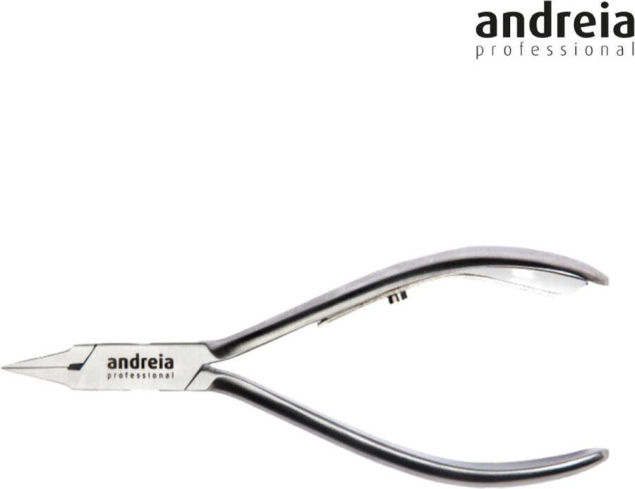 Andreia Professional Nageltang Nagelknipper Pedicure Tang Rechte Bek Dubbele Veer 11 cm