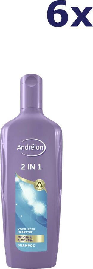 Andrélon 6x Andrelon Shampoo 300 ml 2 in 1