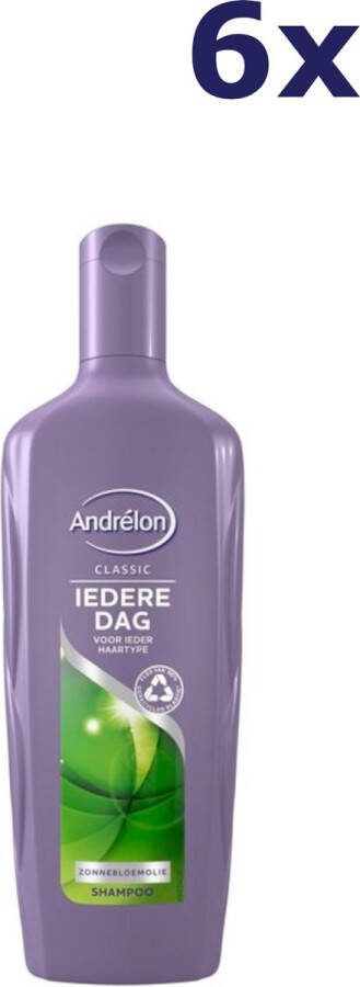 Andrélon Iedere Dag Shampoo 6 x 300 ml Voordeelverpakking