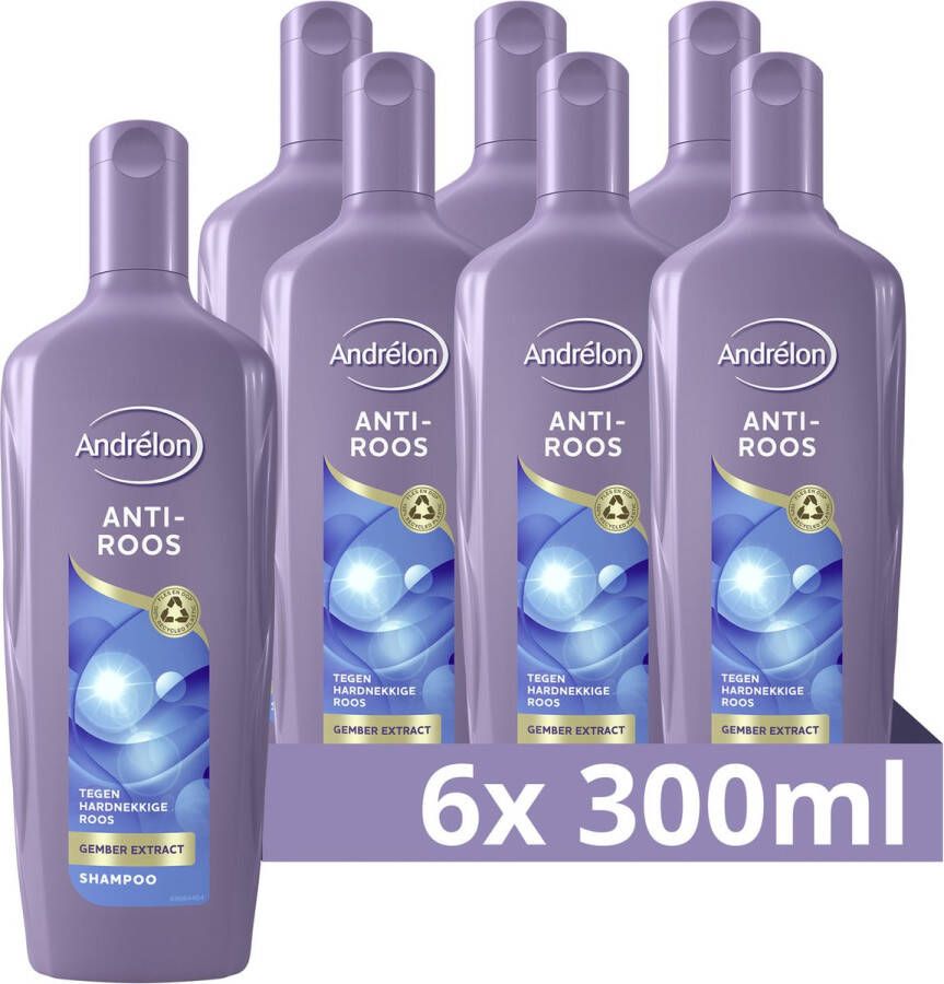 Andrélon Anti-Roos shampoo 6 x 300 ml voordeelverpakking