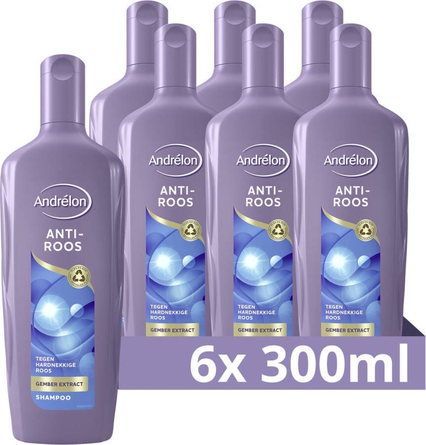 Andrélon Anti-Roos Shampoo 6 x 300 ml Voordeelverpakking